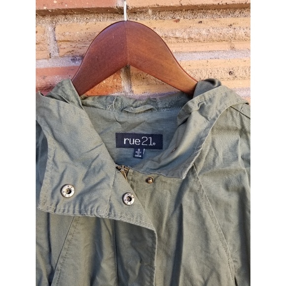 Rue21 army green utility jacket - Picture 2 of 3